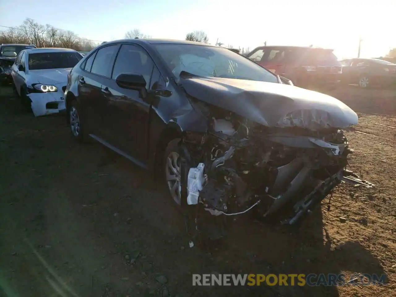 1 Photograph of a damaged car JTDEPMAE8NJ202346 TOYOTA COROLLA 2022