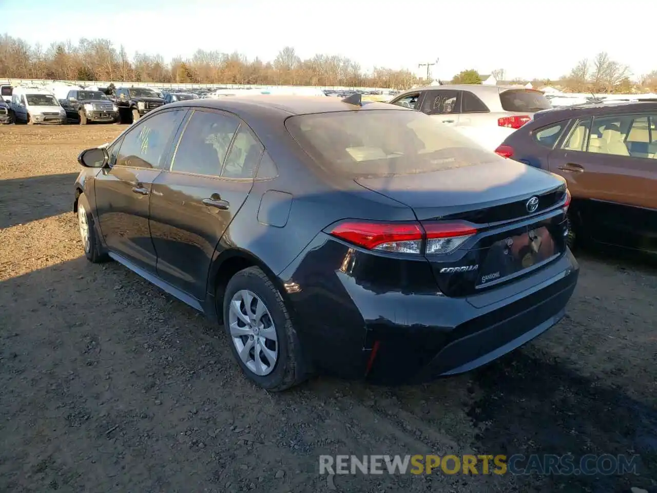 3 Photograph of a damaged car JTDEPMAE8NJ202346 TOYOTA COROLLA 2022