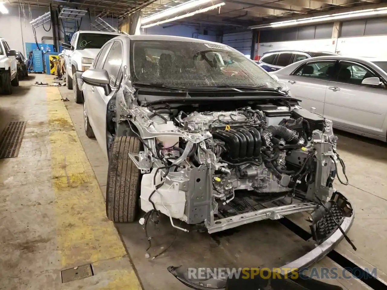 1 Photograph of a damaged car JTDEPMAE8NJ202508 TOYOTA COROLLA 2022