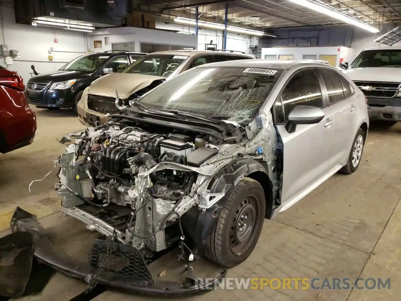 2 Photograph of a damaged car JTDEPMAE8NJ202508 TOYOTA COROLLA 2022