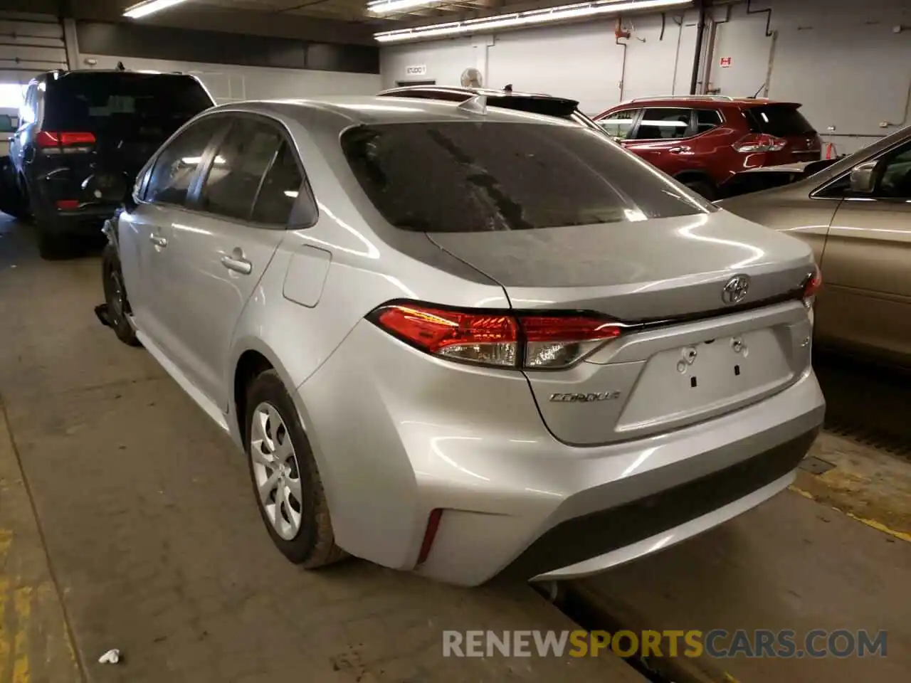 3 Photograph of a damaged car JTDEPMAE8NJ202508 TOYOTA COROLLA 2022