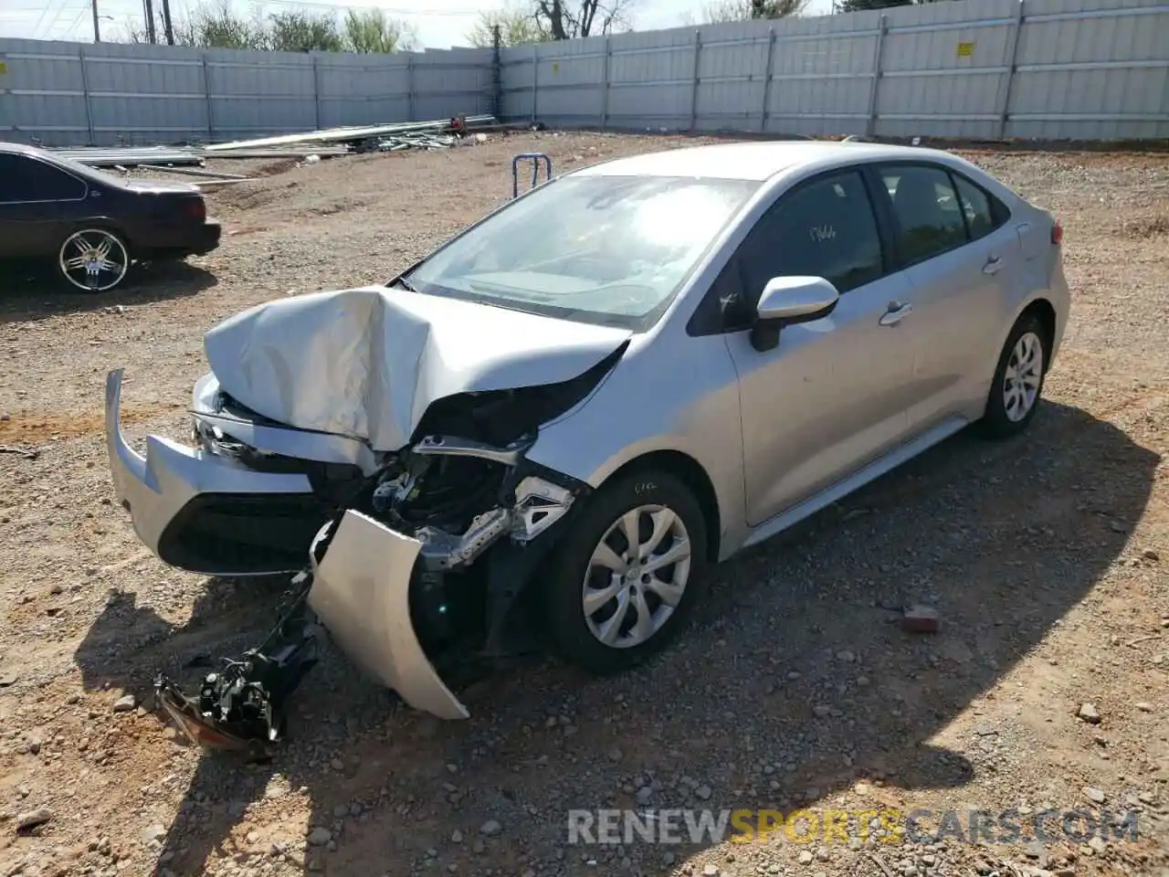 2 Photograph of a damaged car JTDEPMAE8NJ203321 TOYOTA COROLLA 2022