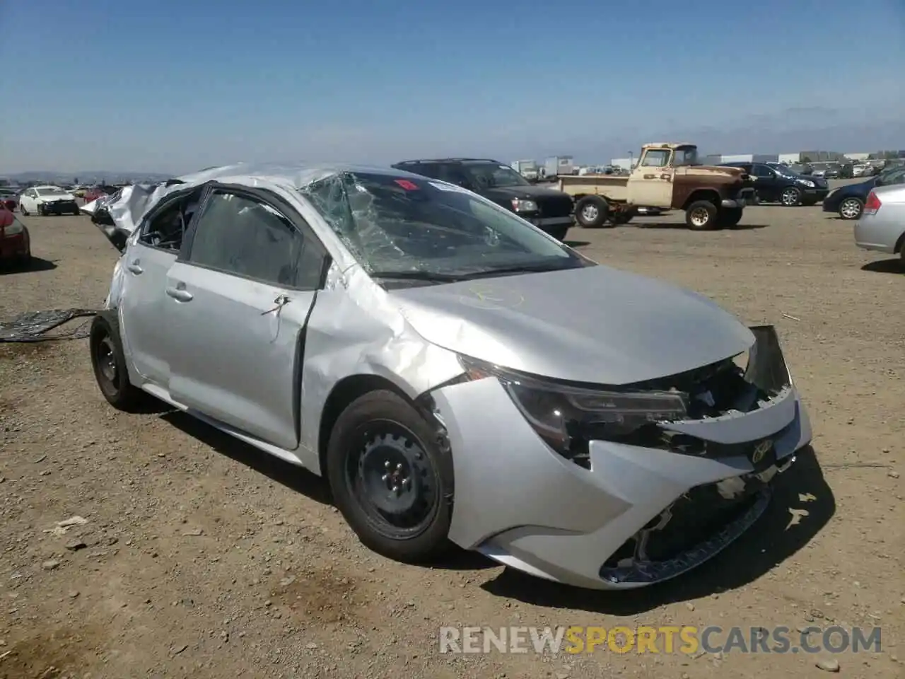 1 Photograph of a damaged car JTDEPMAE8NJ203836 TOYOTA COROLLA 2022