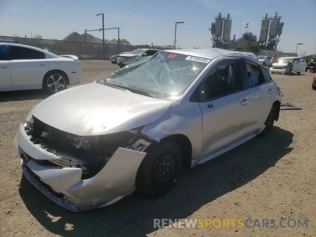 2 Photograph of a damaged car JTDEPMAE8NJ203836 TOYOTA COROLLA 2022