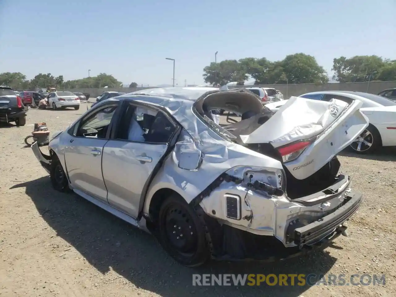 3 Photograph of a damaged car JTDEPMAE8NJ203836 TOYOTA COROLLA 2022