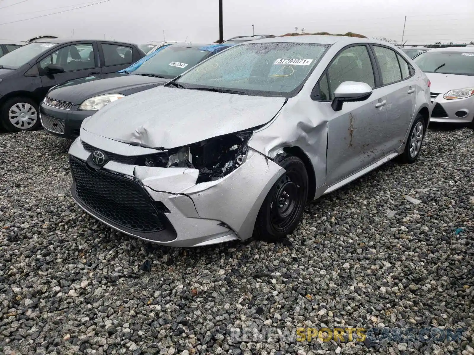 2 Photograph of a damaged car JTDEPMAE8NJ204663 TOYOTA COROLLA 2022