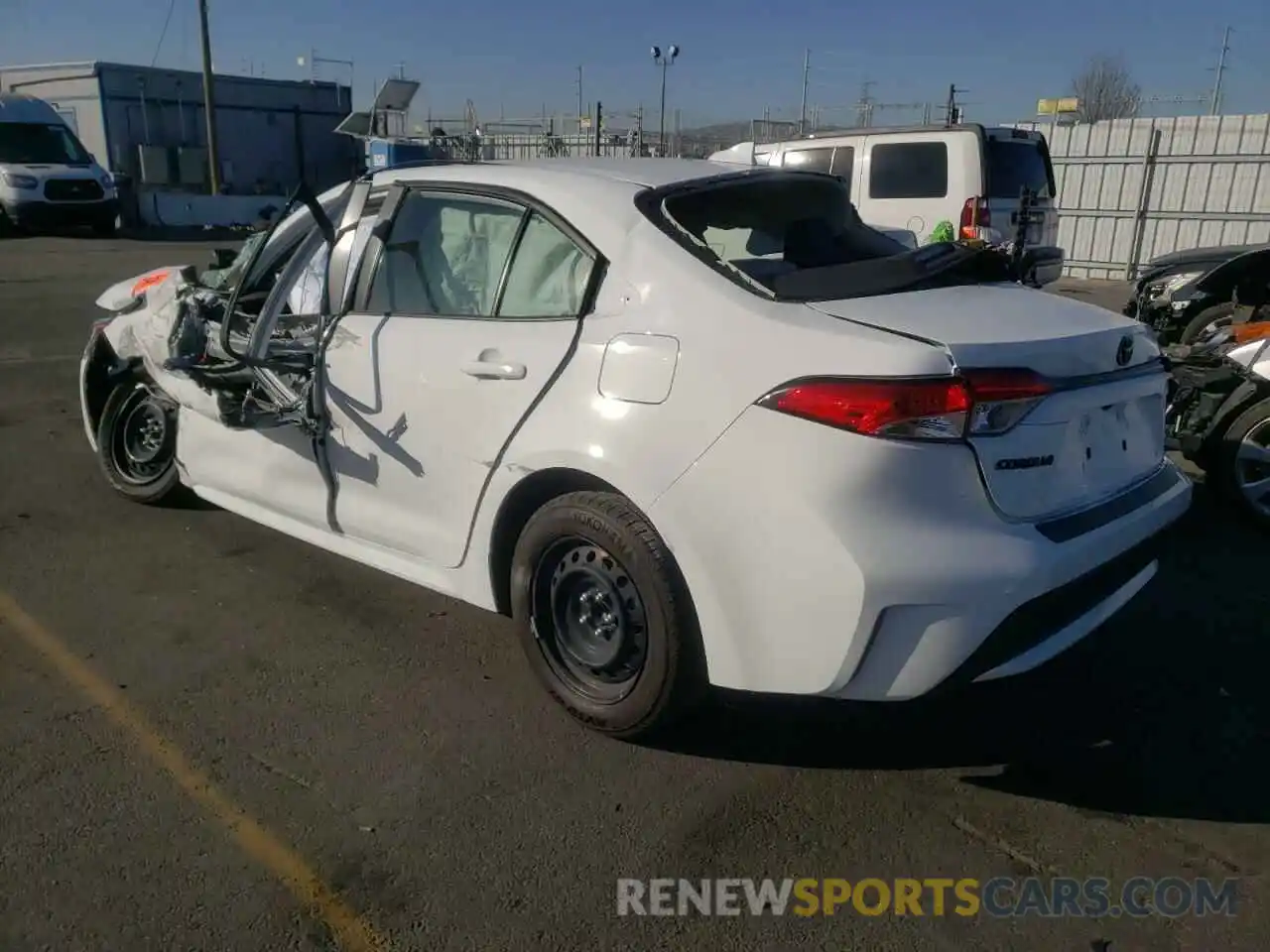 3 Photograph of a damaged car JTDEPMAE8NJ205246 TOYOTA COROLLA 2022