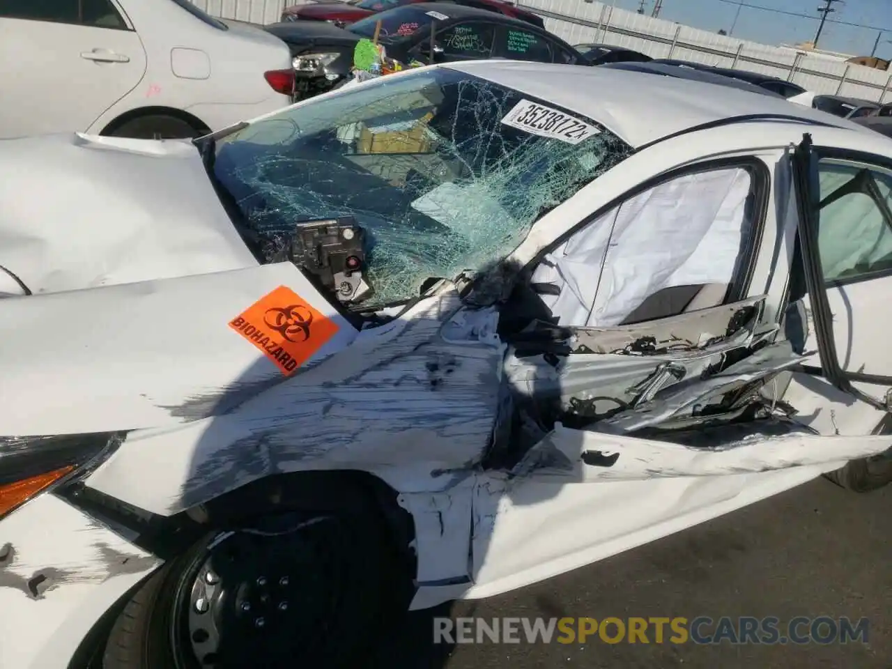 9 Photograph of a damaged car JTDEPMAE8NJ205246 TOYOTA COROLLA 2022