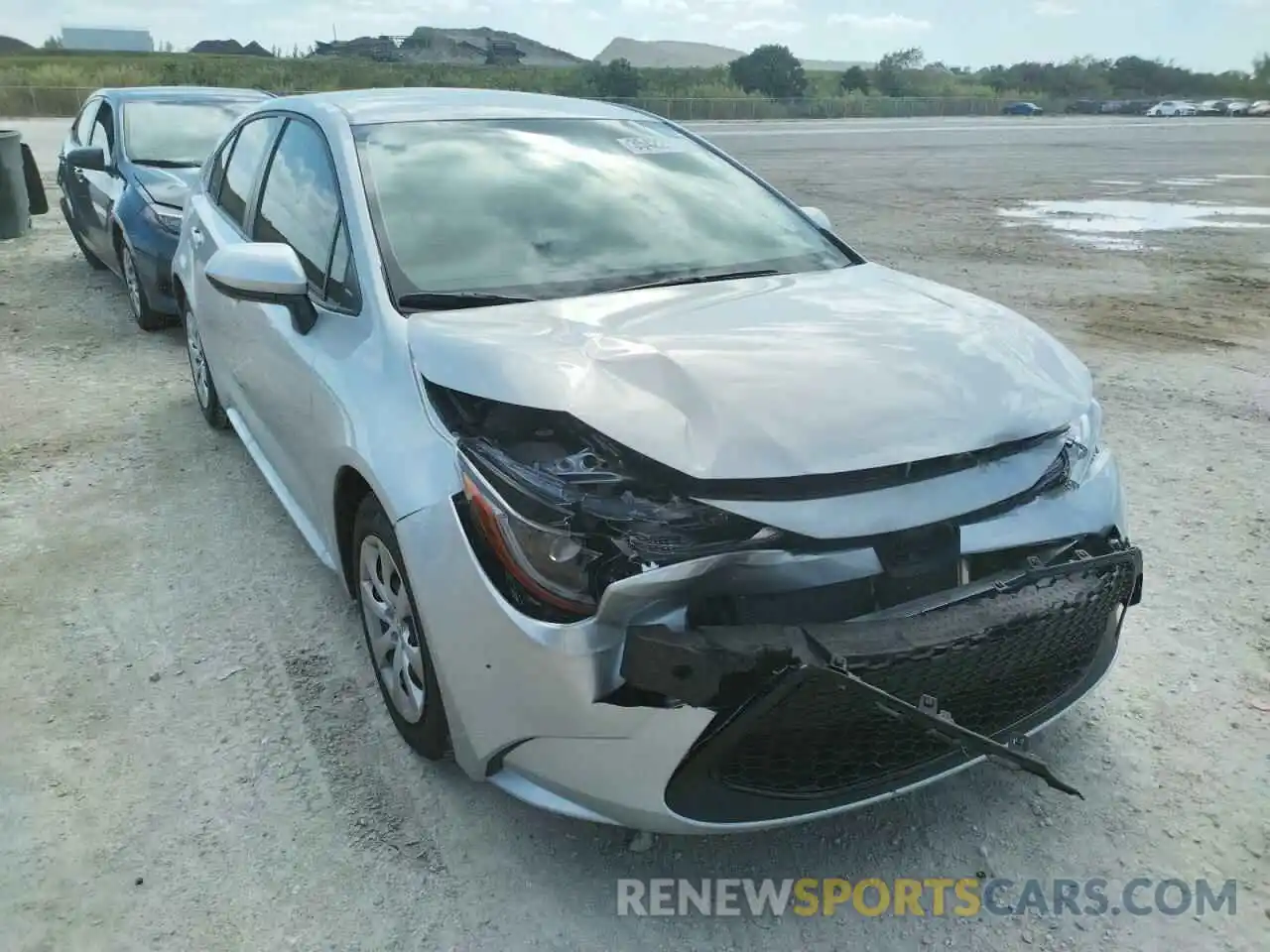 1 Photograph of a damaged car JTDEPMAE8NJ209992 TOYOTA COROLLA 2022