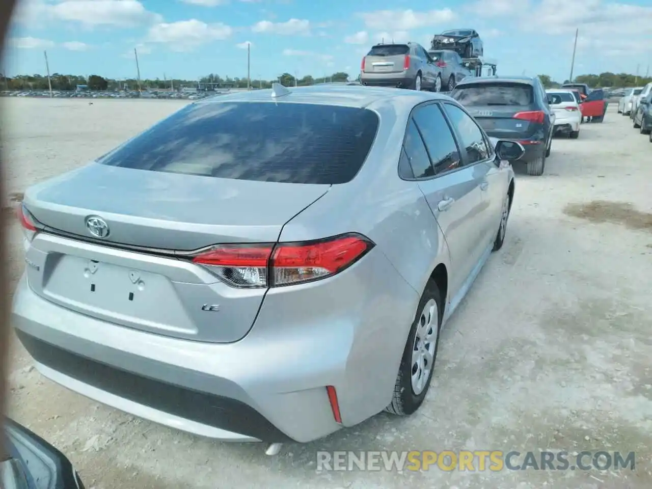 4 Photograph of a damaged car JTDEPMAE8NJ209992 TOYOTA COROLLA 2022