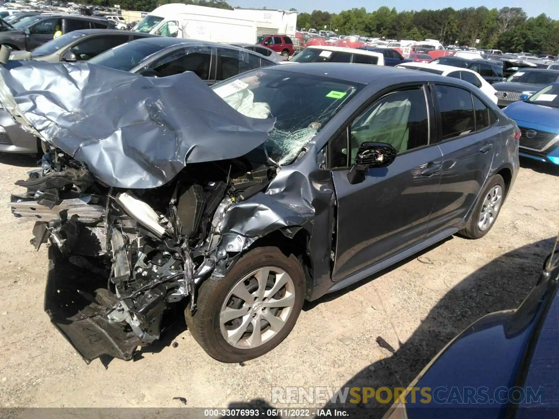 2 Photograph of a damaged car JTDEPMAE8NJ213363 TOYOTA COROLLA 2022