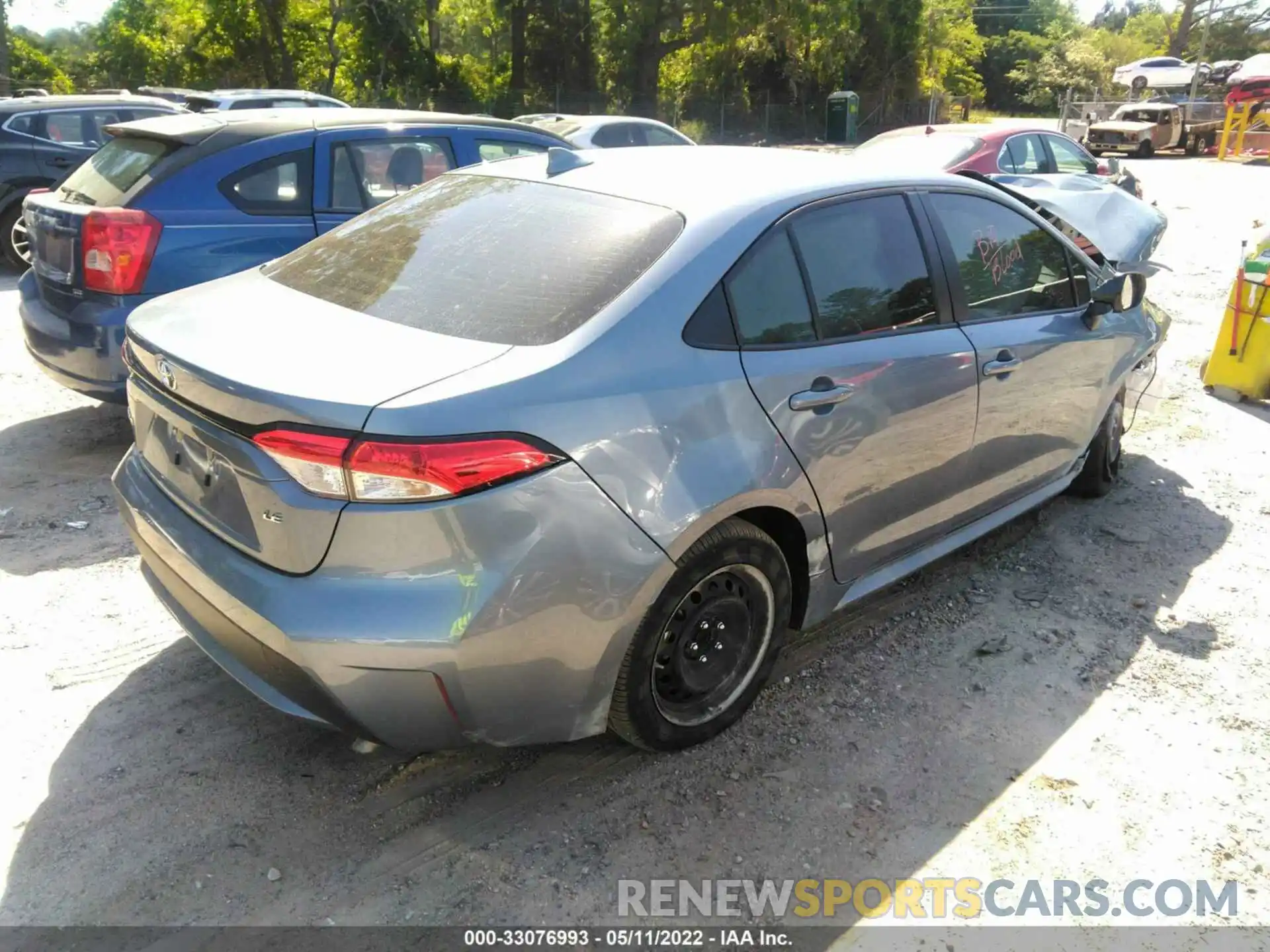 4 Photograph of a damaged car JTDEPMAE8NJ213363 TOYOTA COROLLA 2022