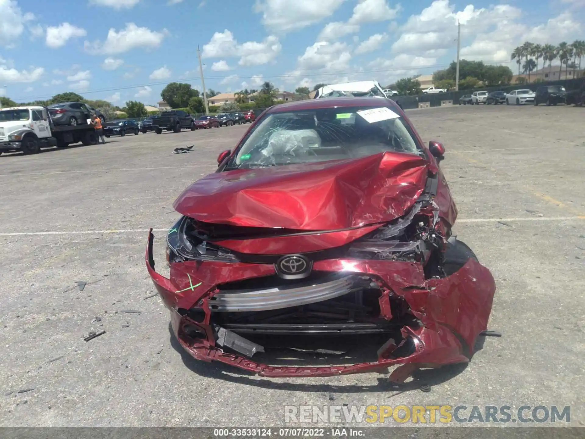 6 Photograph of a damaged car JTDEPMAE8NJ214142 TOYOTA COROLLA 2022