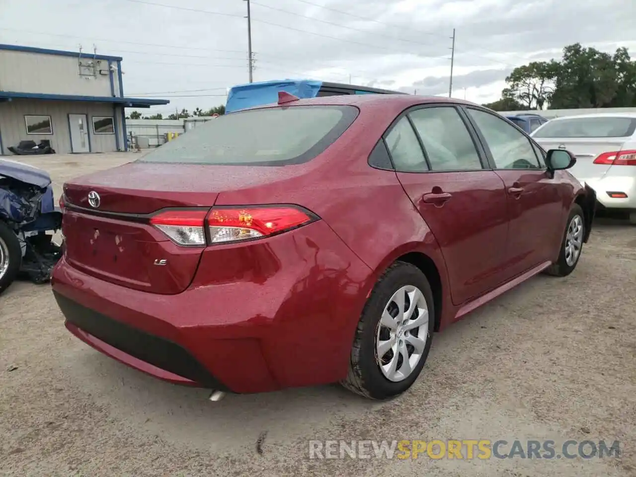 4 Photograph of a damaged car JTDEPMAE8NJ216926 TOYOTA COROLLA 2022