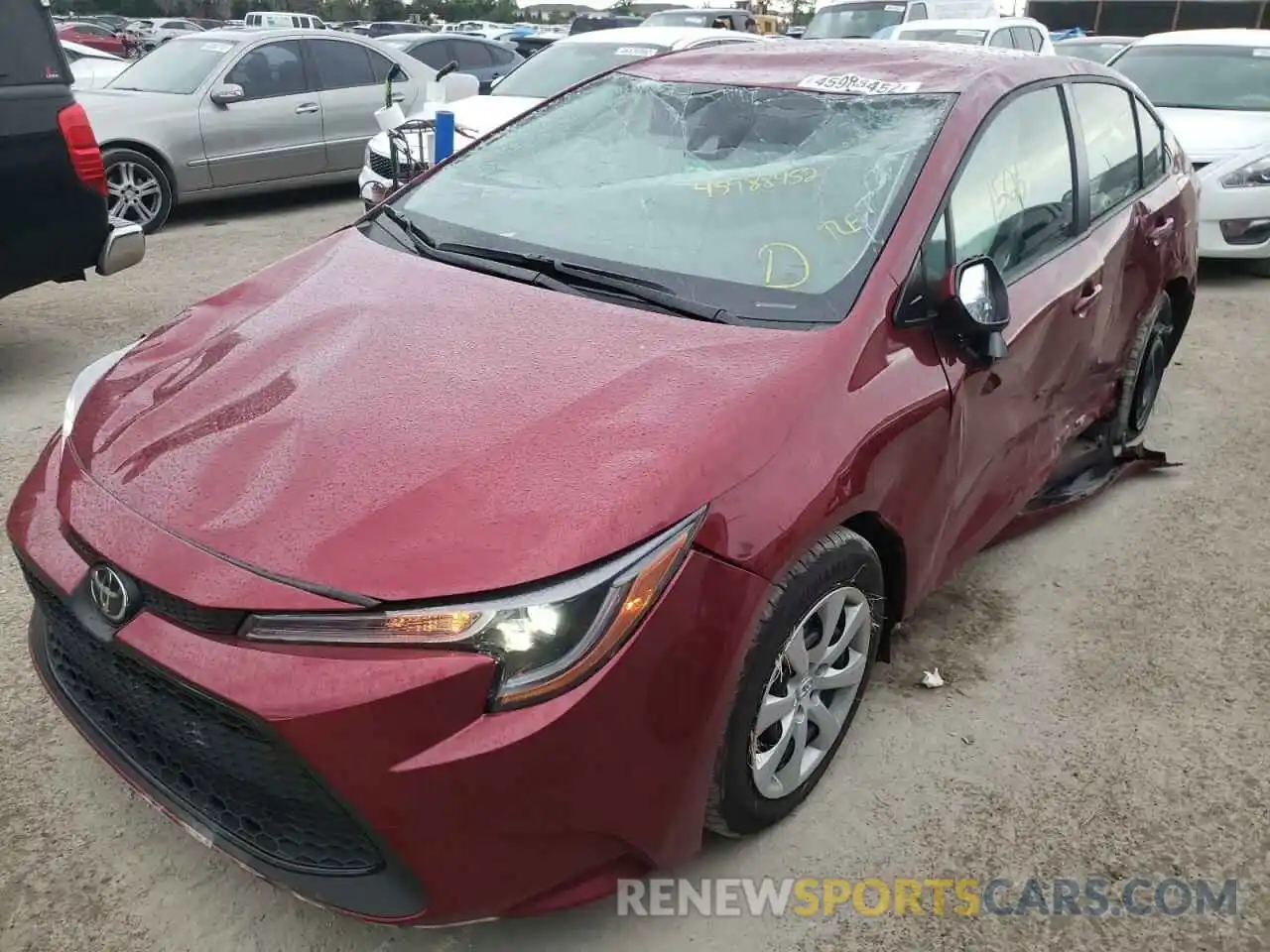 9 Photograph of a damaged car JTDEPMAE8NJ216926 TOYOTA COROLLA 2022