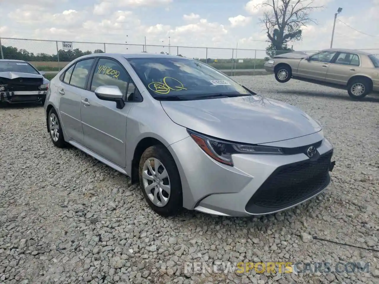 1 Photograph of a damaged car JTDEPMAE8NJ216943 TOYOTA COROLLA 2022