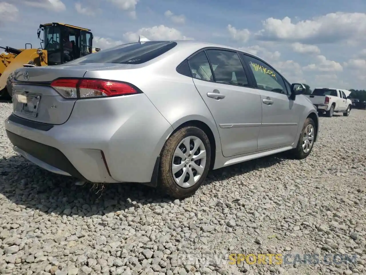 4 Photograph of a damaged car JTDEPMAE8NJ216943 TOYOTA COROLLA 2022