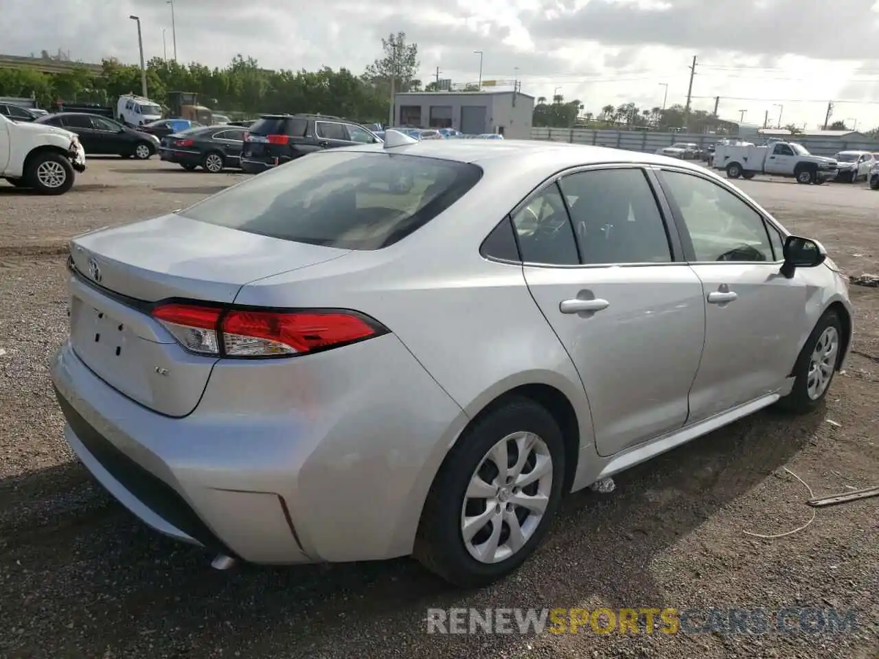 4 Photograph of a damaged car JTDEPMAE8NJ222340 TOYOTA COROLLA 2022