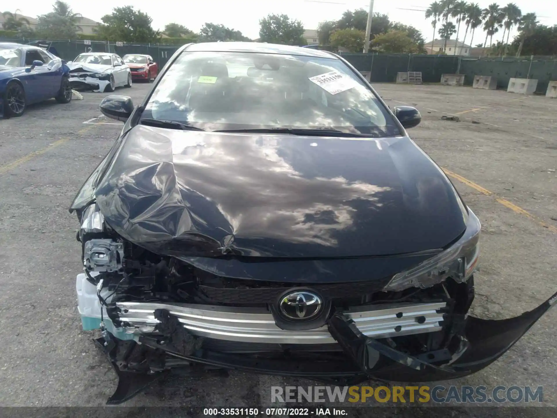 6 Photograph of a damaged car JTDEPMAE8NJ222418 TOYOTA COROLLA 2022