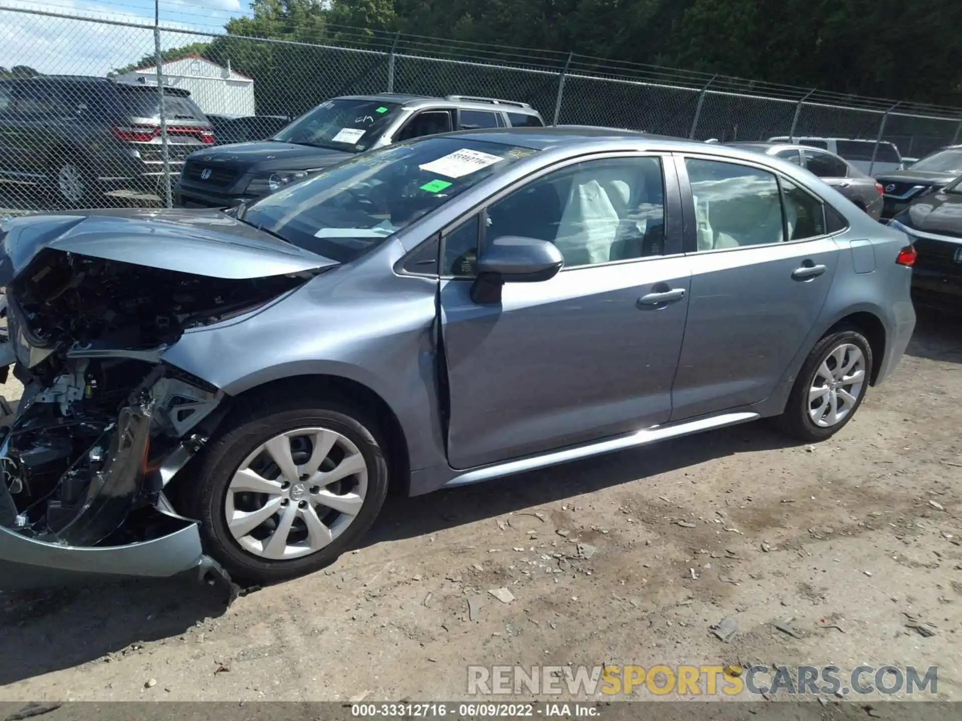 2 Photograph of a damaged car JTDEPMAE8NJ222743 TOYOTA COROLLA 2022