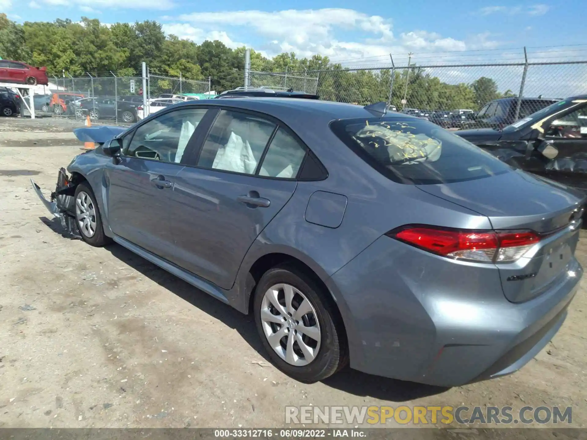 3 Photograph of a damaged car JTDEPMAE8NJ222743 TOYOTA COROLLA 2022