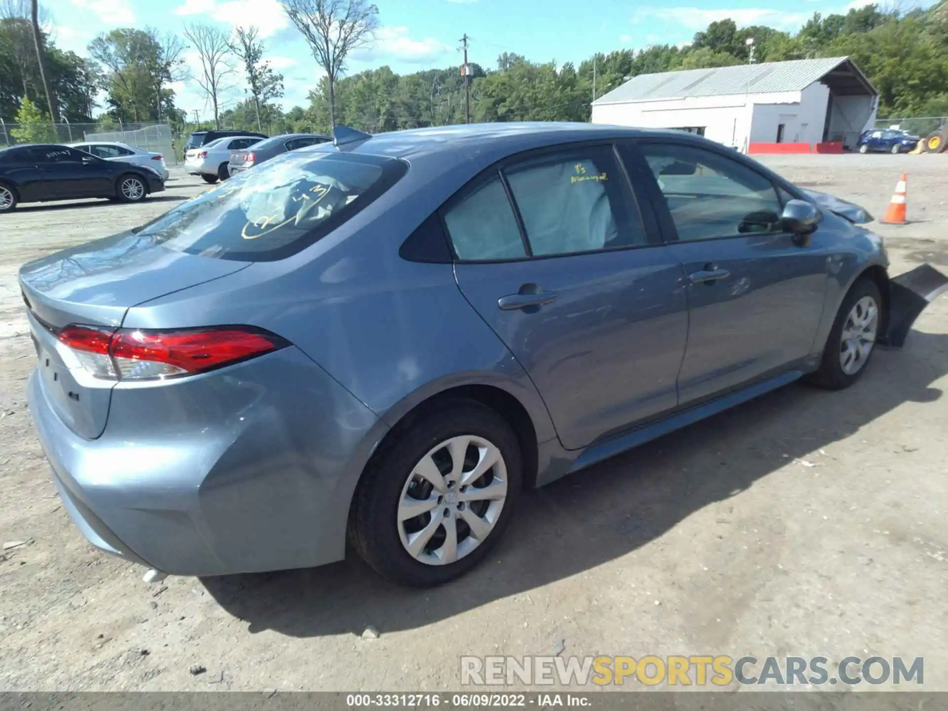 4 Photograph of a damaged car JTDEPMAE8NJ222743 TOYOTA COROLLA 2022