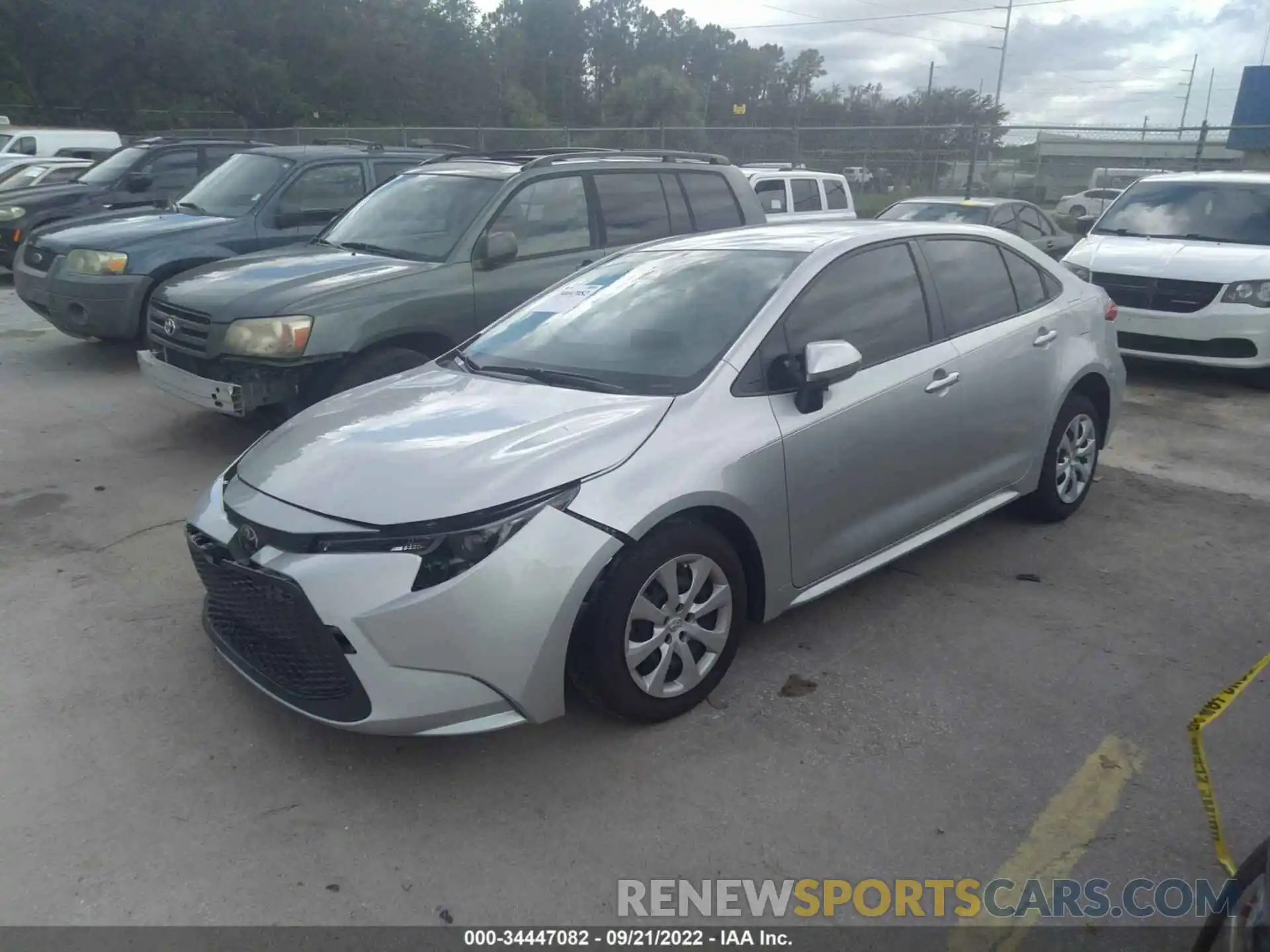 2 Photograph of a damaged car JTDEPMAE8NJ225061 TOYOTA COROLLA 2022