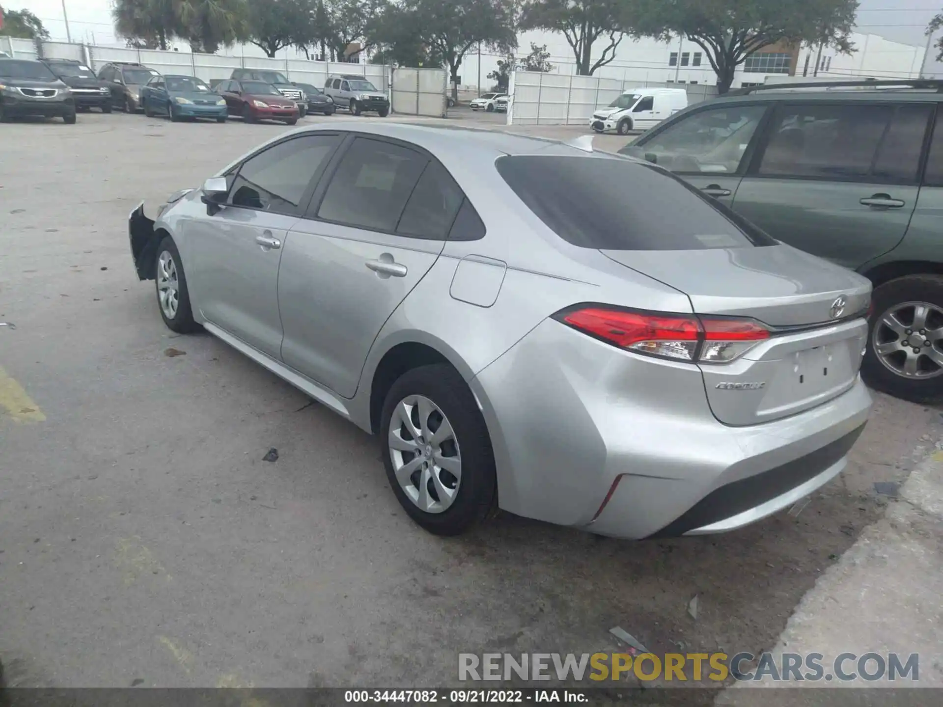 3 Photograph of a damaged car JTDEPMAE8NJ225061 TOYOTA COROLLA 2022