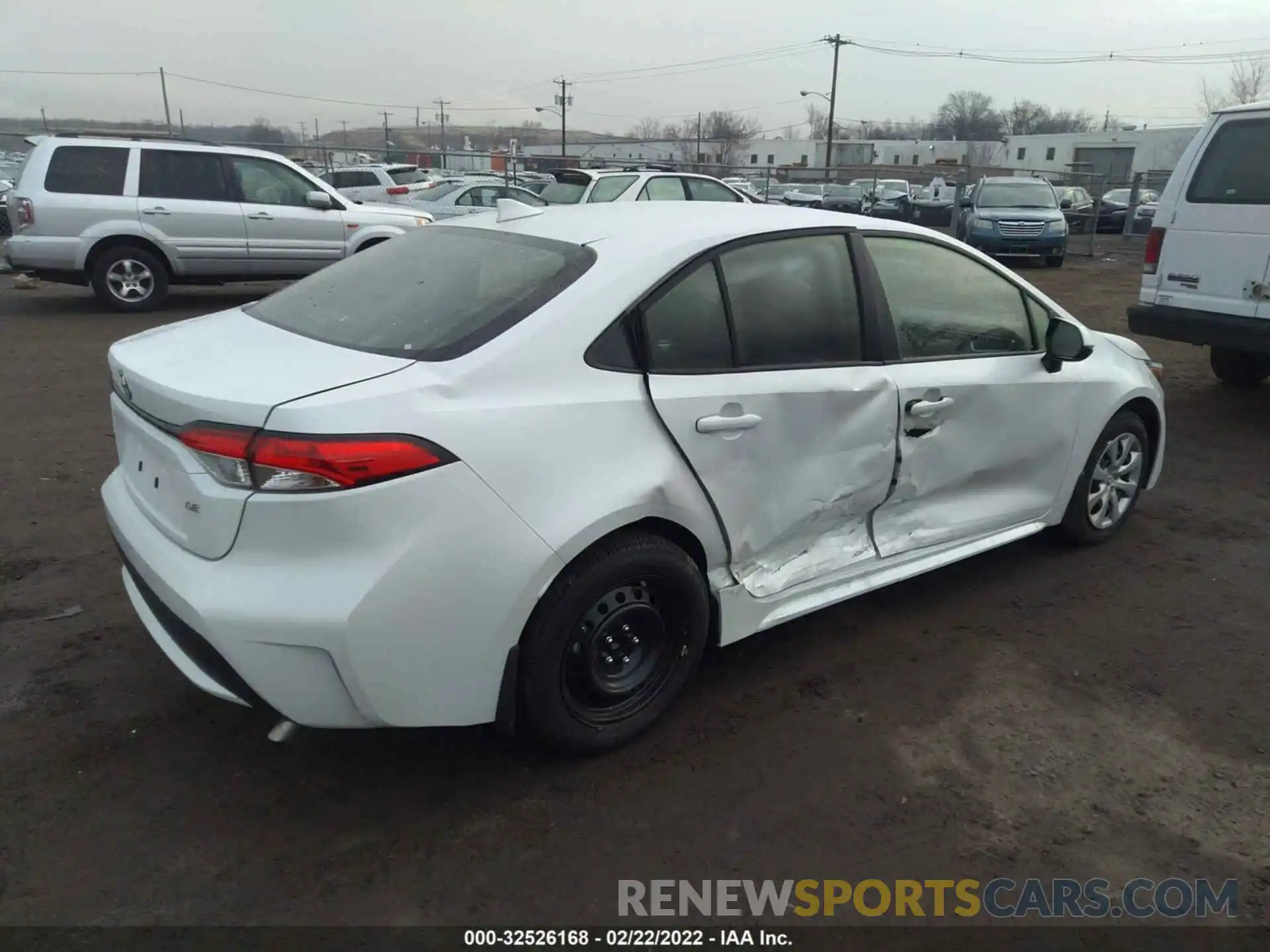 4 Photograph of a damaged car JTDEPMAE9N3001382 TOYOTA COROLLA 2022