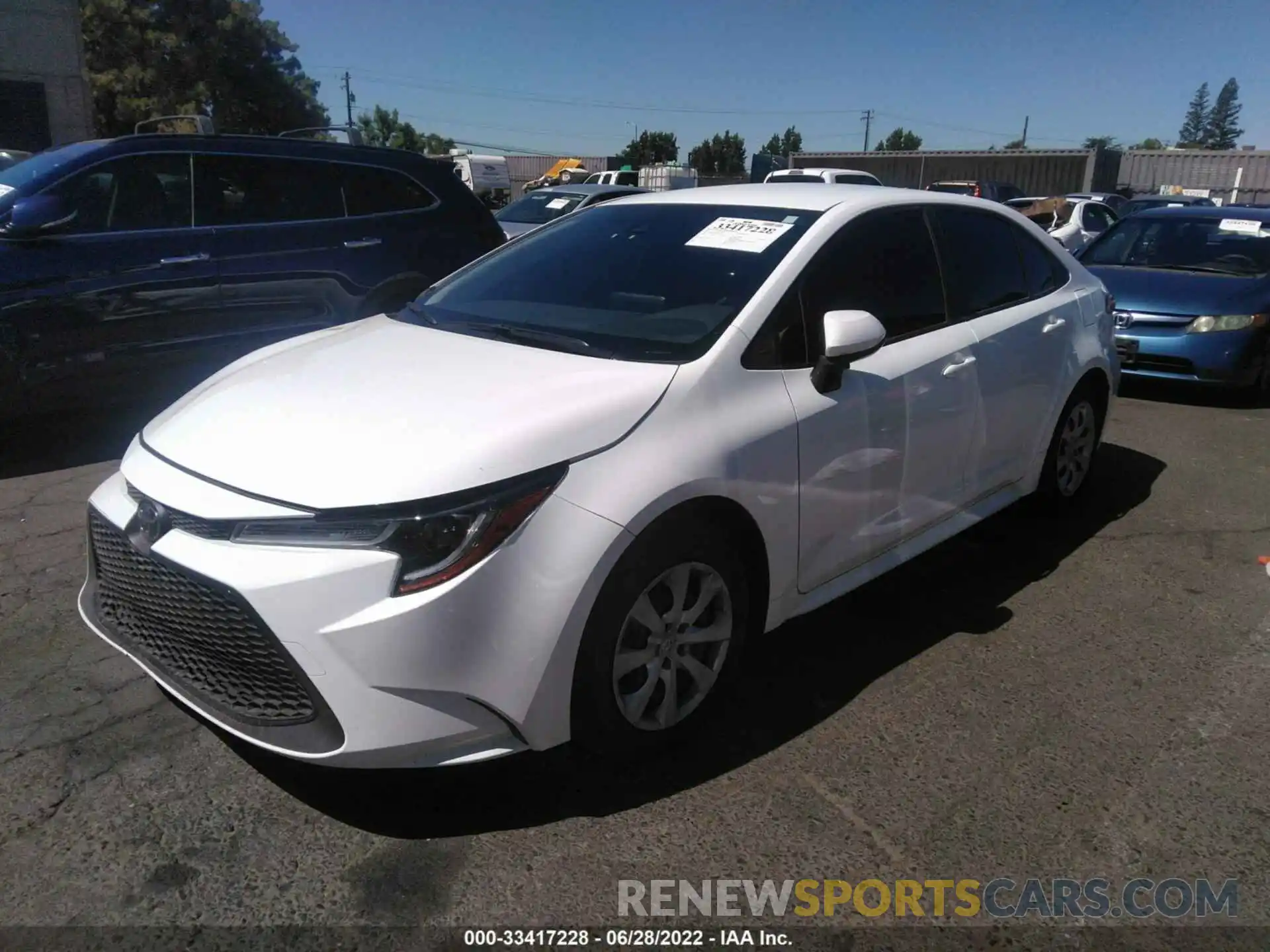 2 Photograph of a damaged car JTDEPMAE9N3002127 TOYOTA COROLLA 2022