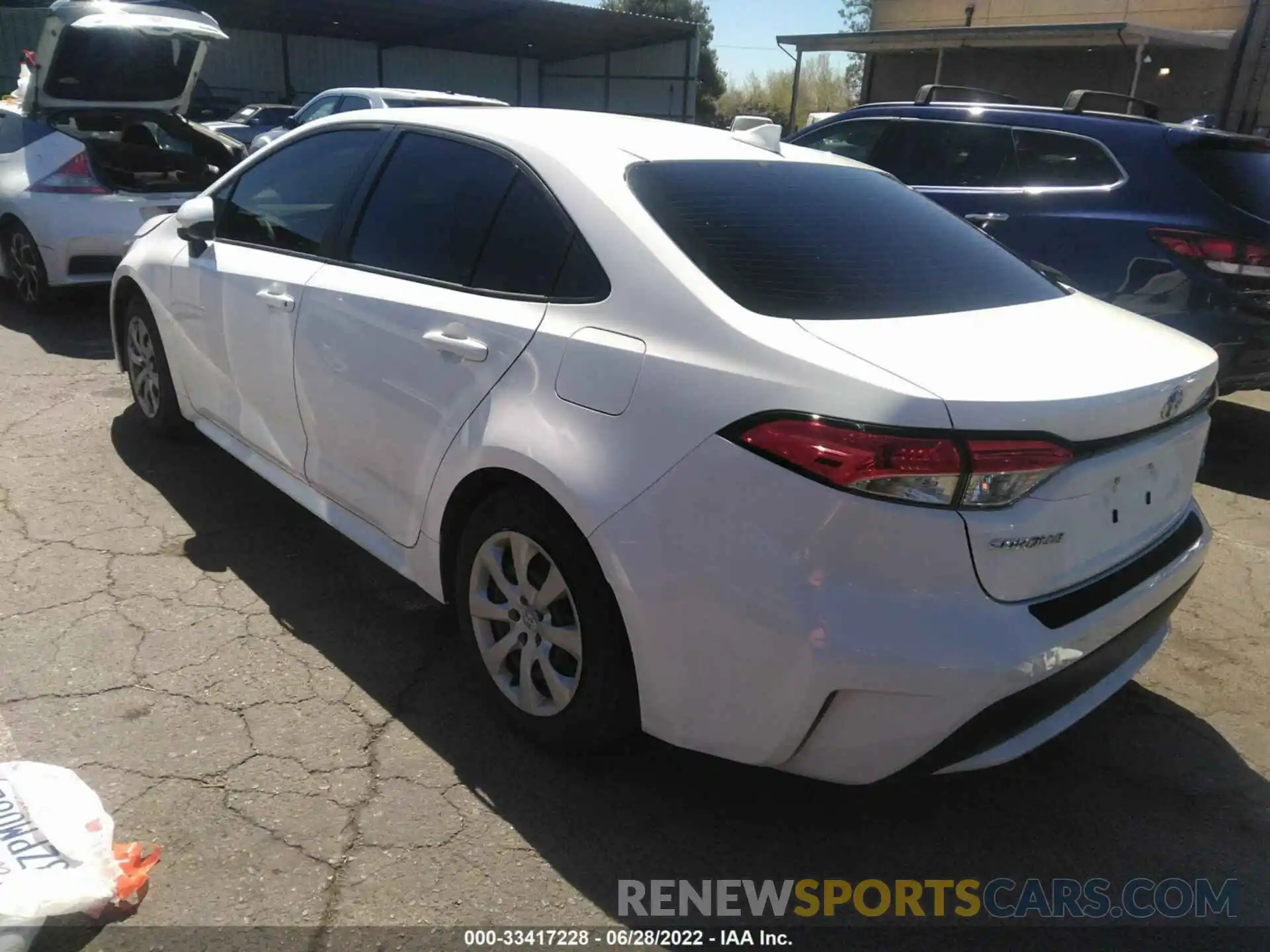 3 Photograph of a damaged car JTDEPMAE9N3002127 TOYOTA COROLLA 2022