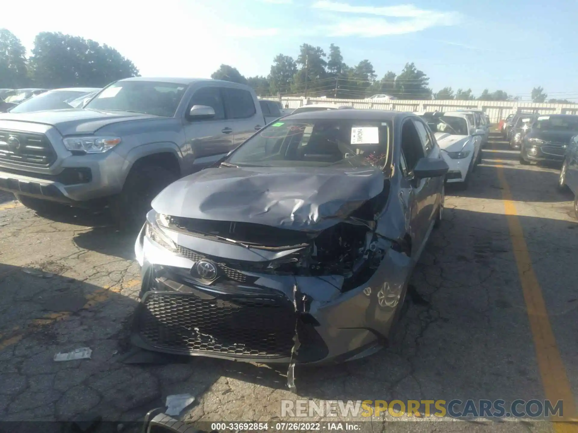 2 Photograph of a damaged car JTDEPMAE9N3002225 TOYOTA COROLLA 2022