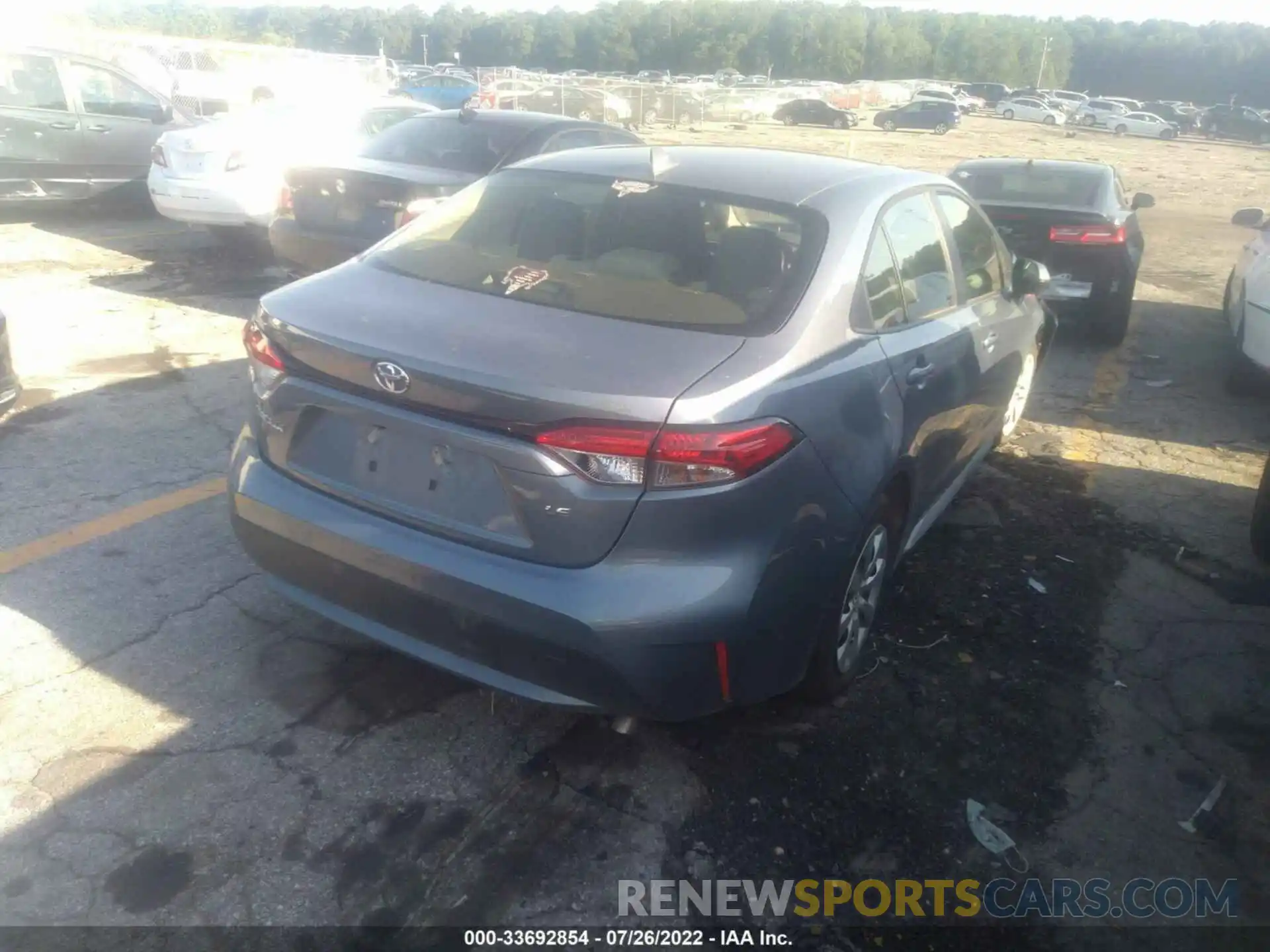 4 Photograph of a damaged car JTDEPMAE9N3002225 TOYOTA COROLLA 2022