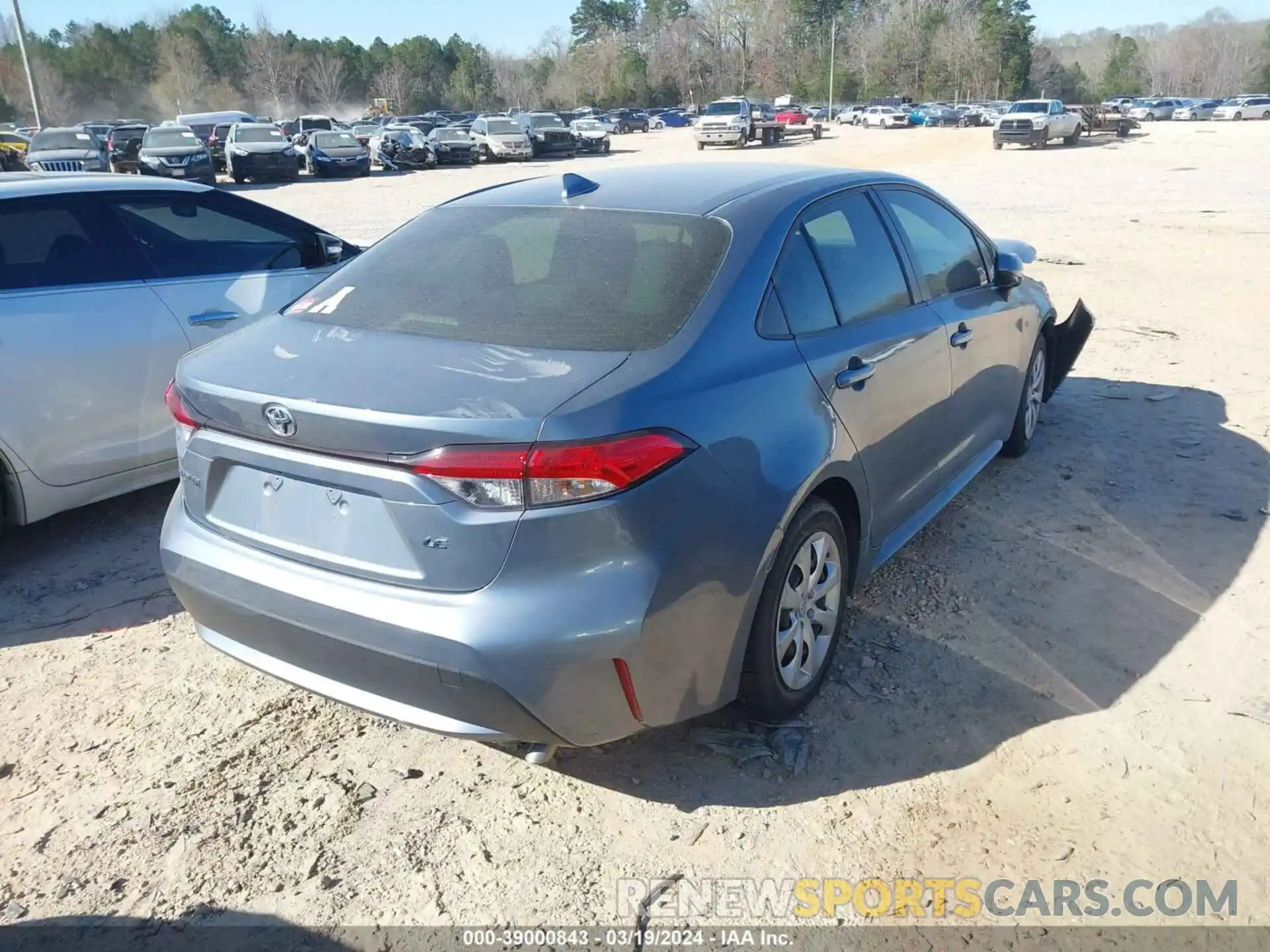 4 Photograph of a damaged car JTDEPMAE9N3006033 TOYOTA COROLLA 2022