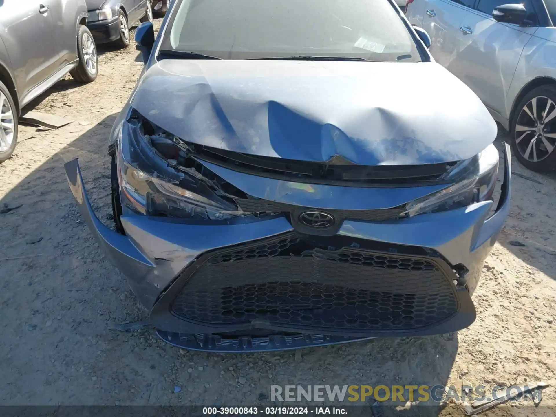 6 Photograph of a damaged car JTDEPMAE9N3006033 TOYOTA COROLLA 2022