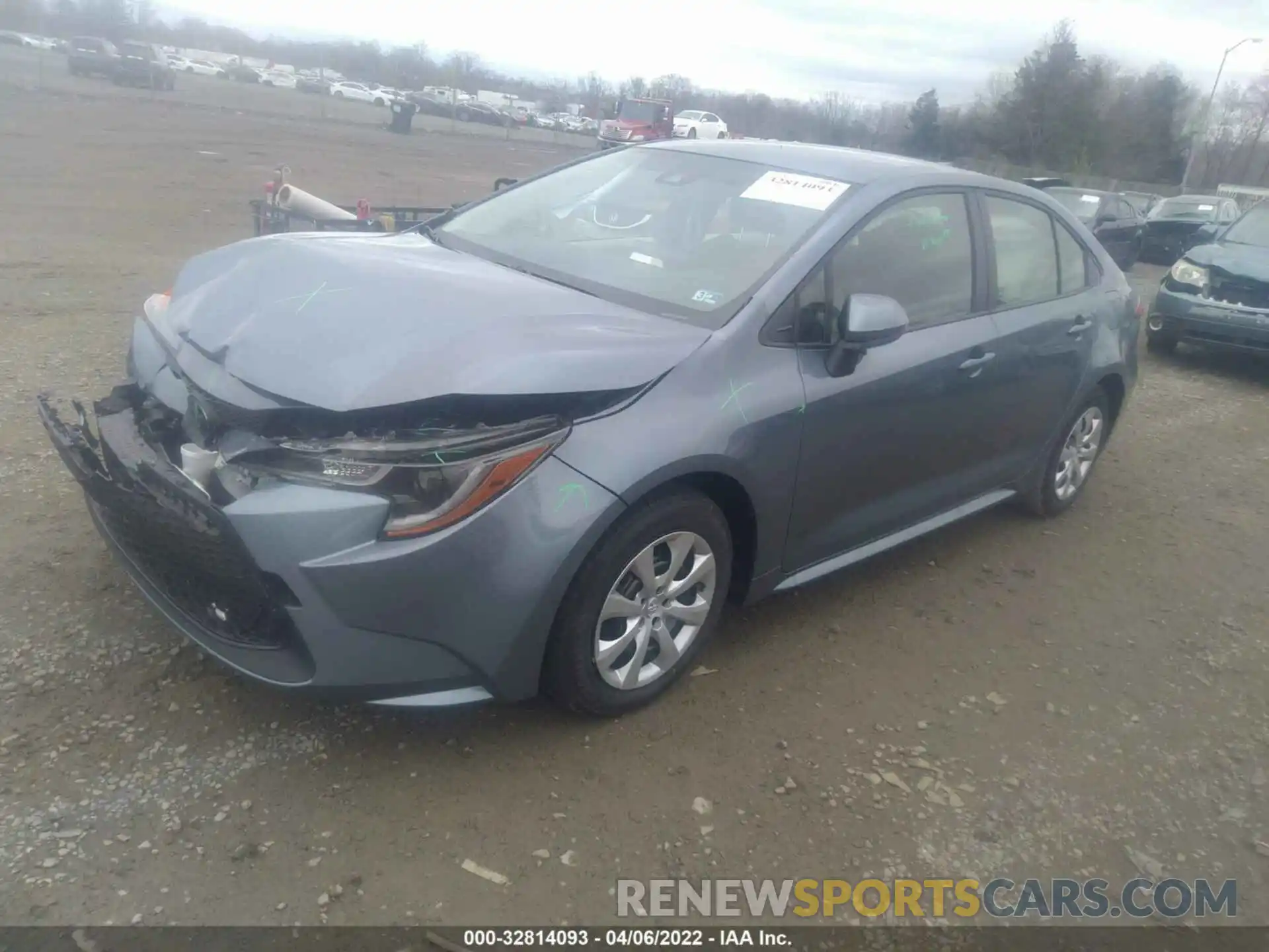 2 Photograph of a damaged car JTDEPMAE9N3010955 TOYOTA COROLLA 2022