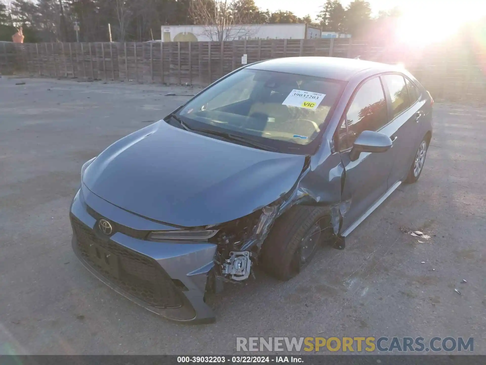 2 Photograph of a damaged car JTDEPMAE9N3011734 TOYOTA COROLLA 2022