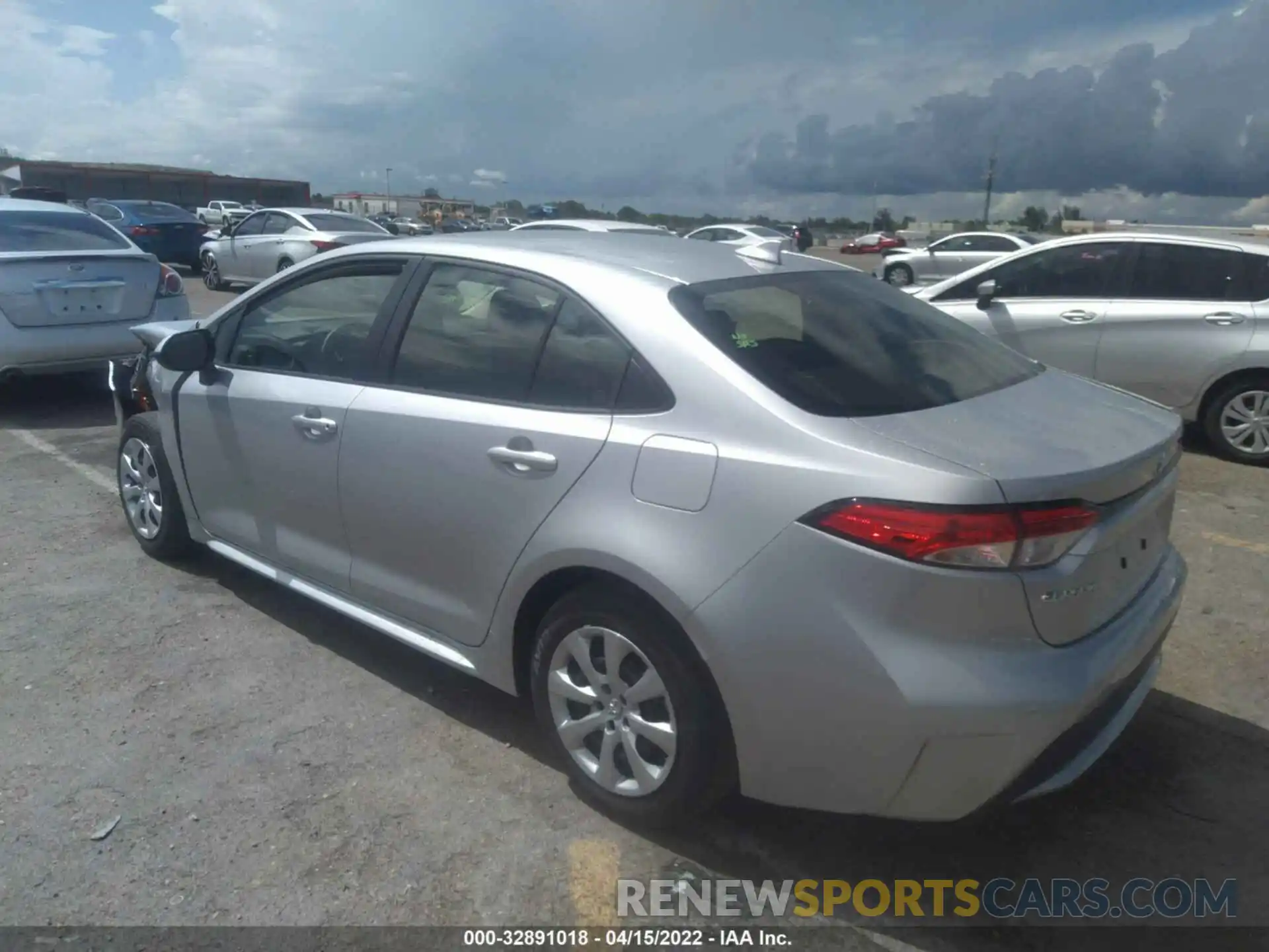 3 Photograph of a damaged car JTDEPMAE9N3013919 TOYOTA COROLLA 2022