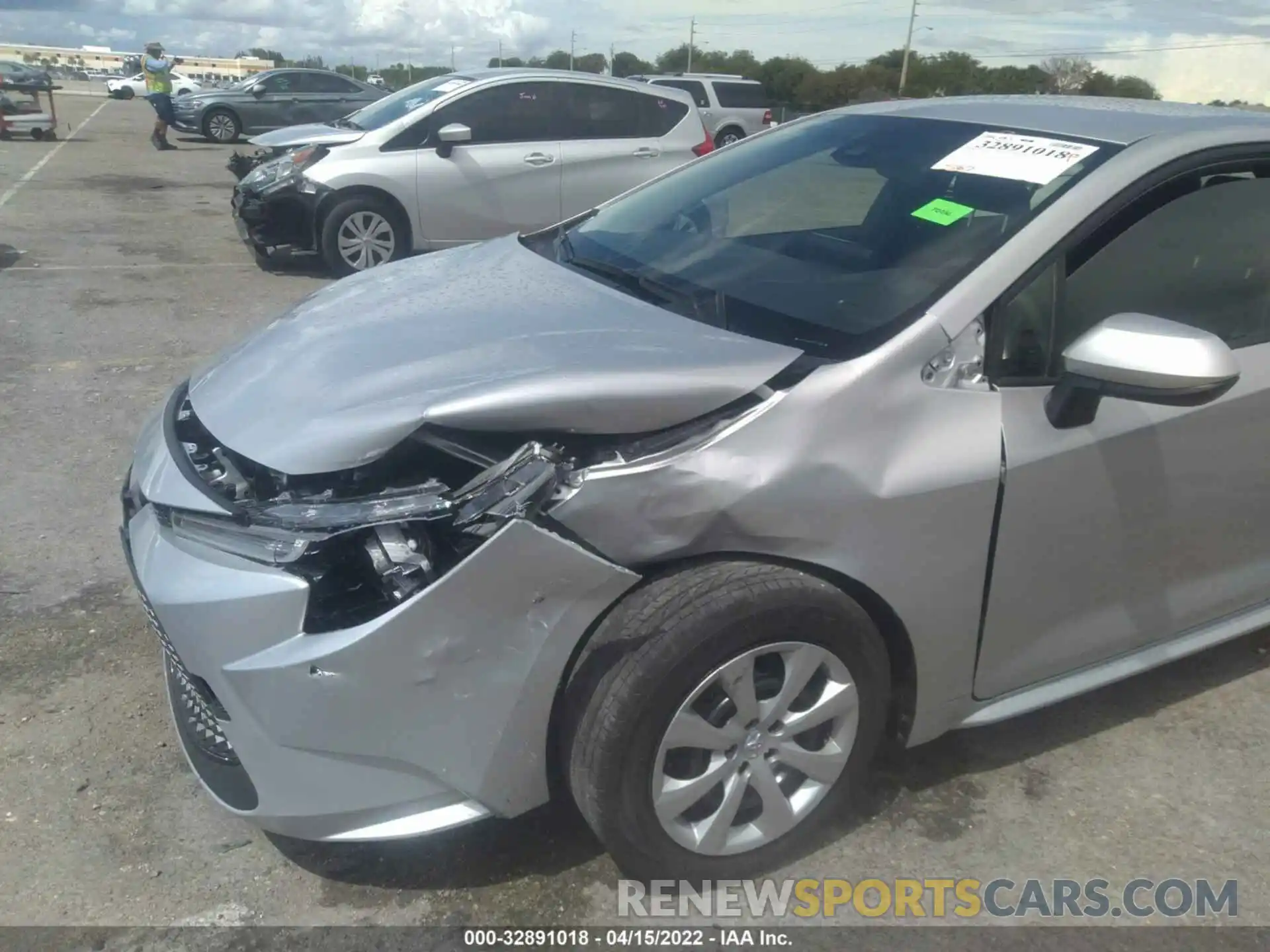 6 Photograph of a damaged car JTDEPMAE9N3013919 TOYOTA COROLLA 2022