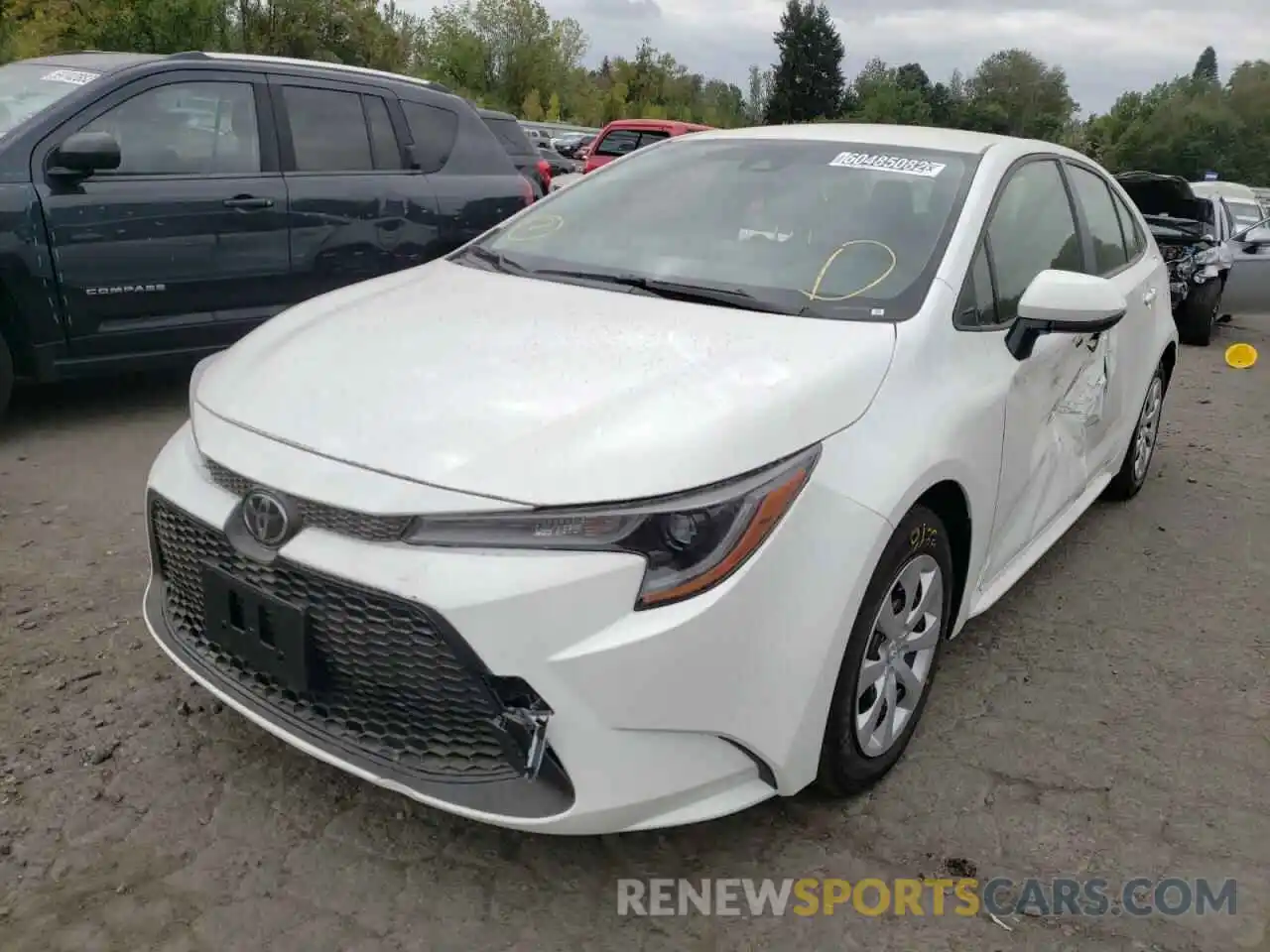 2 Photograph of a damaged car JTDEPMAE9N3017713 TOYOTA COROLLA 2022