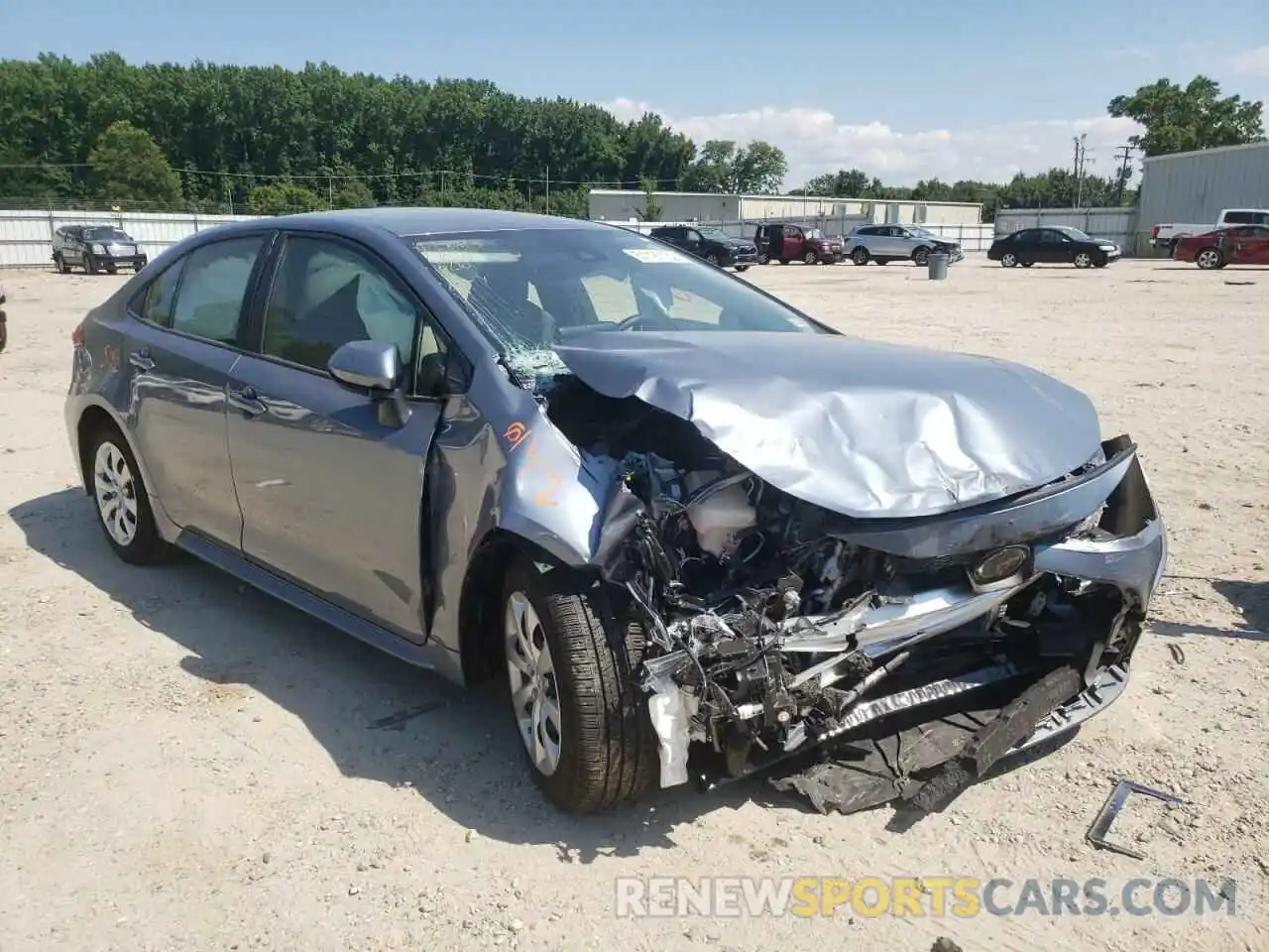 1 Photograph of a damaged car JTDEPMAE9NJ190241 TOYOTA COROLLA 2022