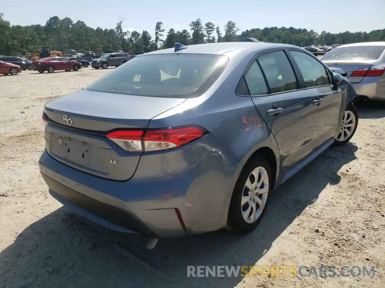 4 Photograph of a damaged car JTDEPMAE9NJ190241 TOYOTA COROLLA 2022