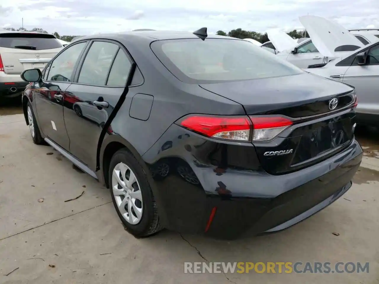 3 Photograph of a damaged car JTDEPMAE9NJ190336 TOYOTA COROLLA 2022