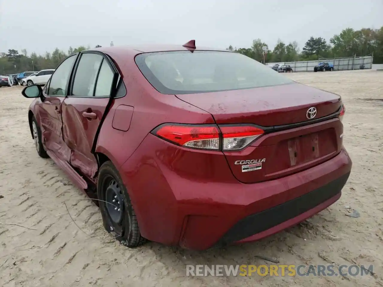 3 Photograph of a damaged car JTDEPMAE9NJ192684 TOYOTA COROLLA 2022