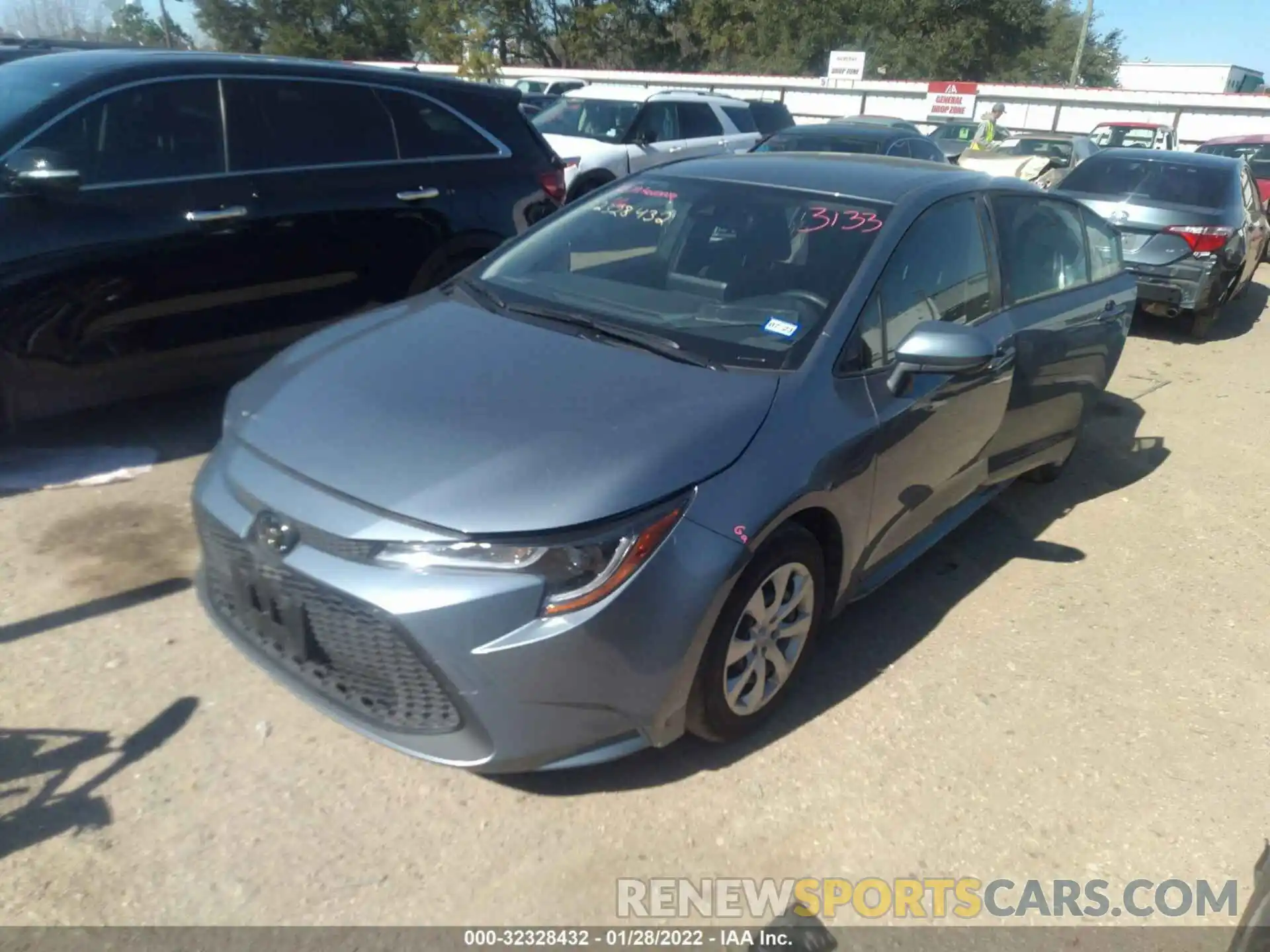 2 Photograph of a damaged car JTDEPMAE9NJ192944 TOYOTA COROLLA 2022