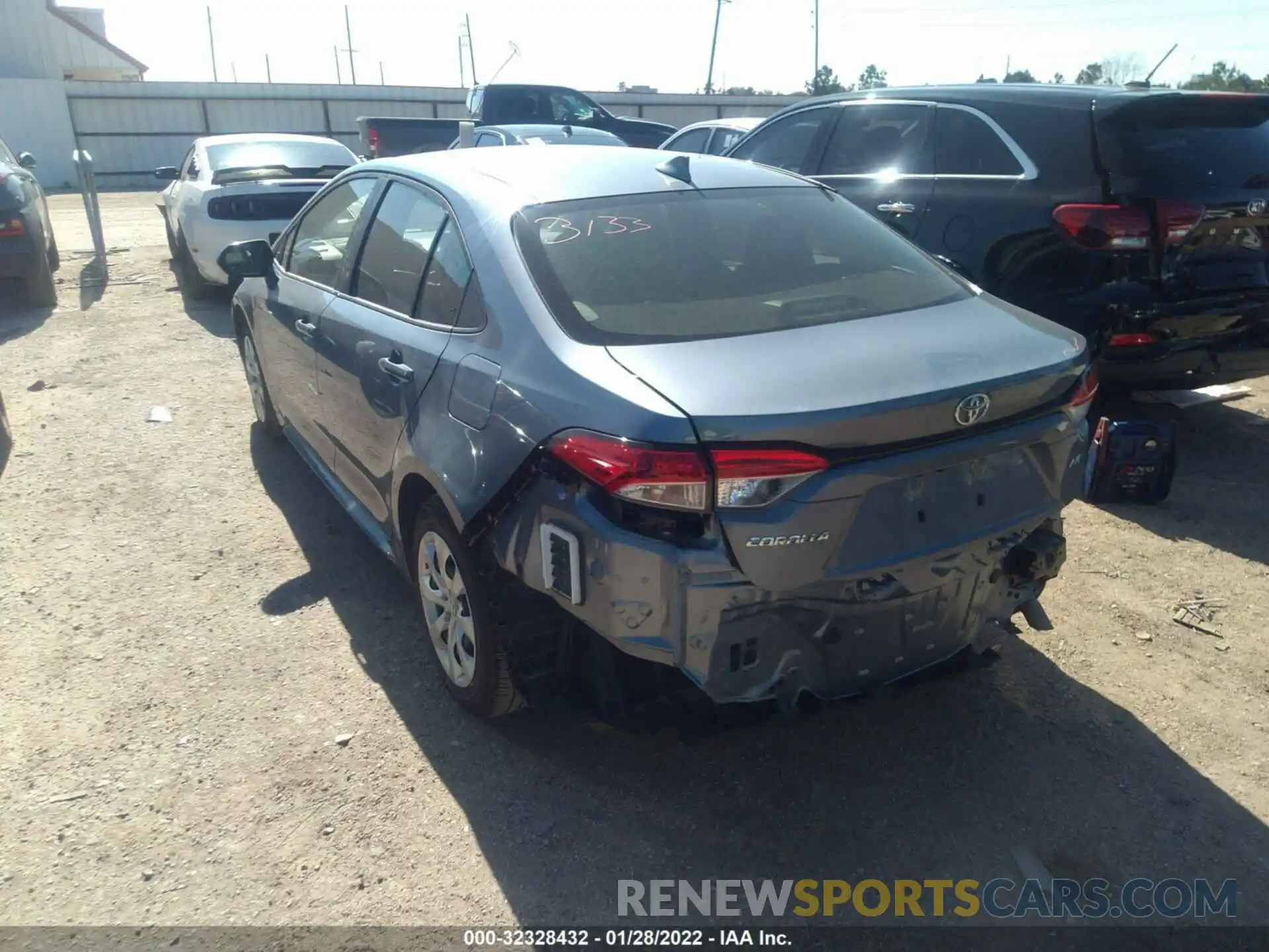 3 Photograph of a damaged car JTDEPMAE9NJ192944 TOYOTA COROLLA 2022