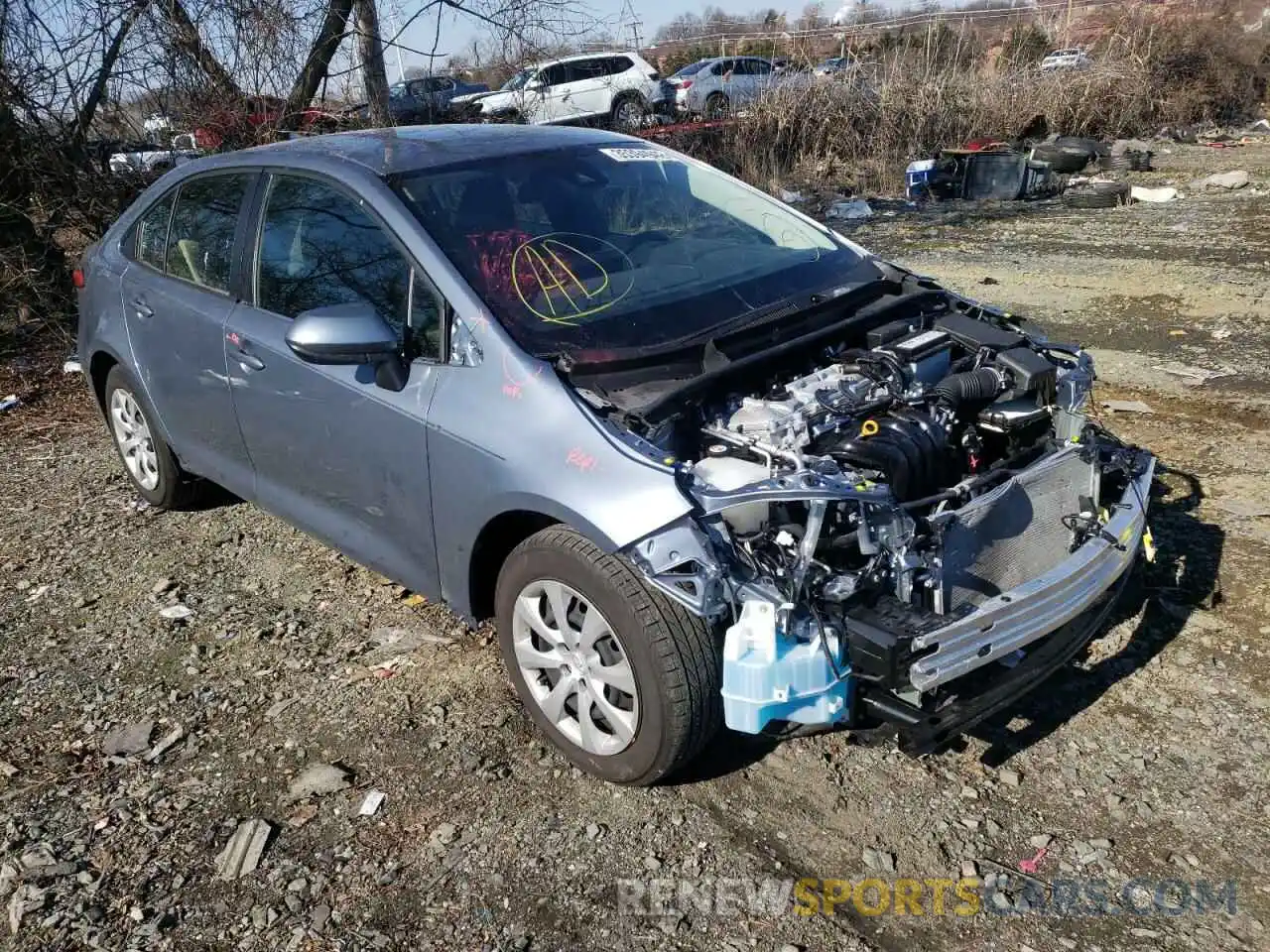 1 Photograph of a damaged car JTDEPMAE9NJ193060 TOYOTA COROLLA 2022