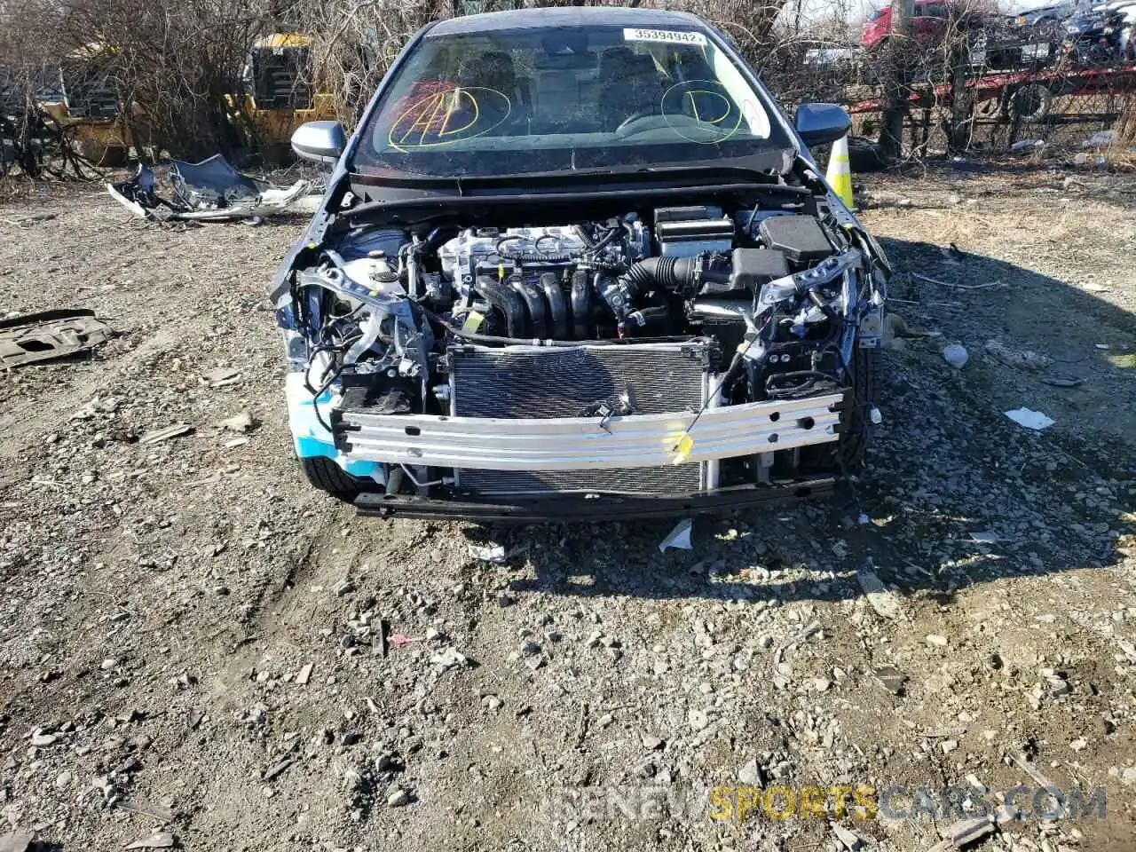 9 Photograph of a damaged car JTDEPMAE9NJ193060 TOYOTA COROLLA 2022