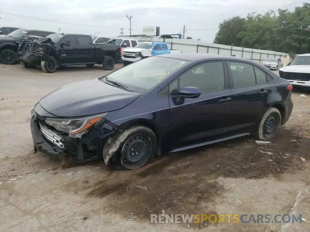 1 Photograph of a damaged car JTDEPMAE9NJ194418 TOYOTA COROLLA 2022