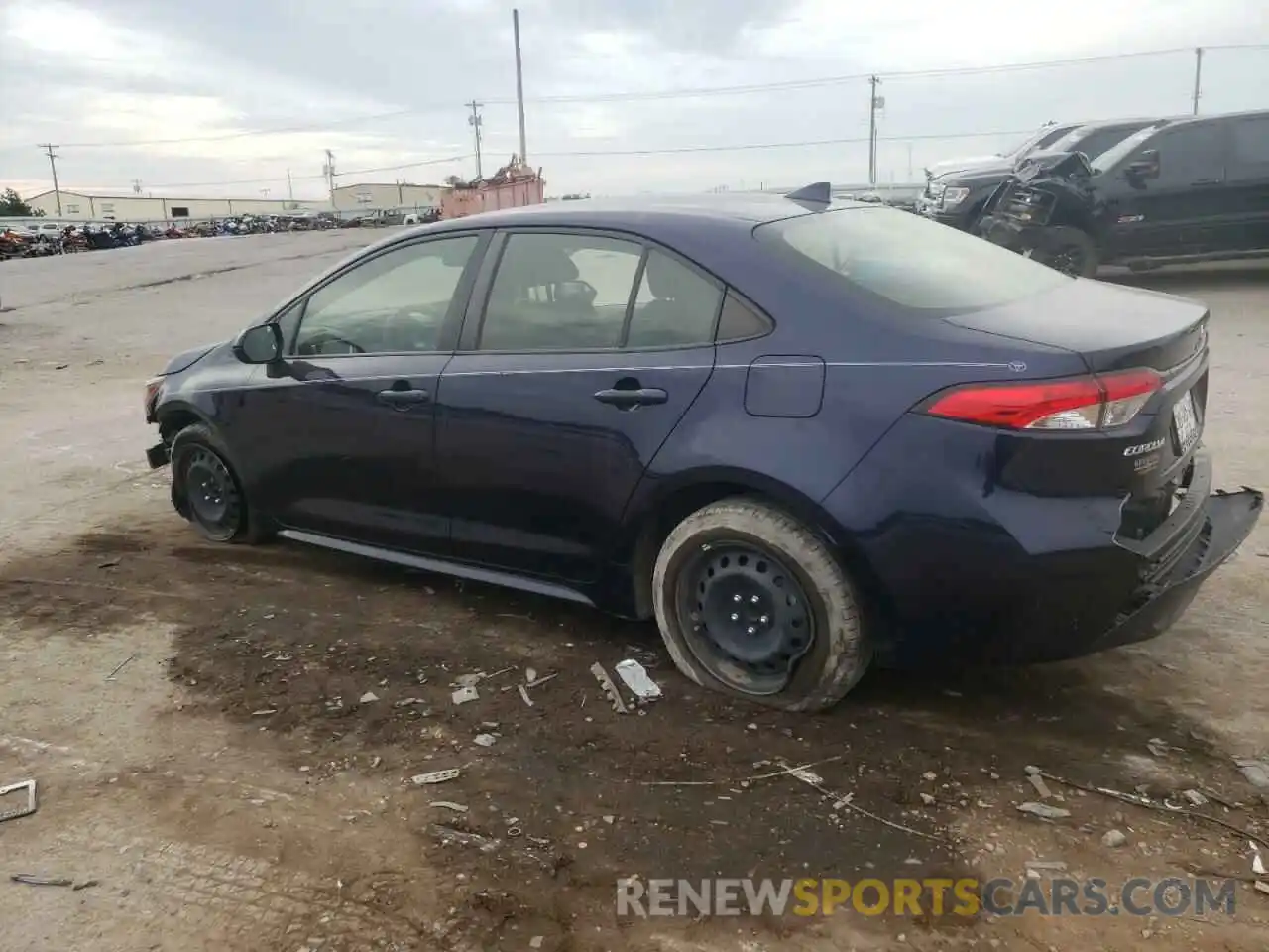 2 Photograph of a damaged car JTDEPMAE9NJ194418 TOYOTA COROLLA 2022